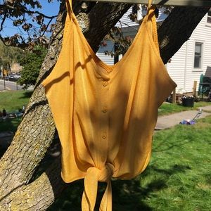 Yellow tank
